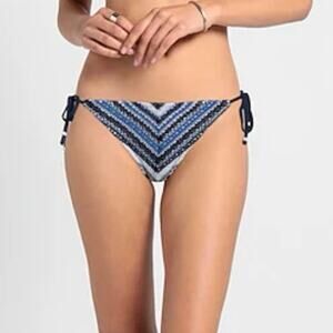 Polo Ralph Lauren NWT Desert Crochet Stripe Ricky Tie Side Swim Bottoms Med